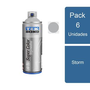 Pack 6 Pinturas Aerosol / Spray Expression Storm Tekbond